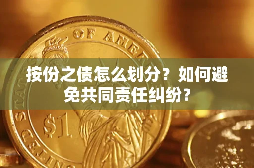 武汉按份之债怎么划分？如何避免共同责任纠纷？