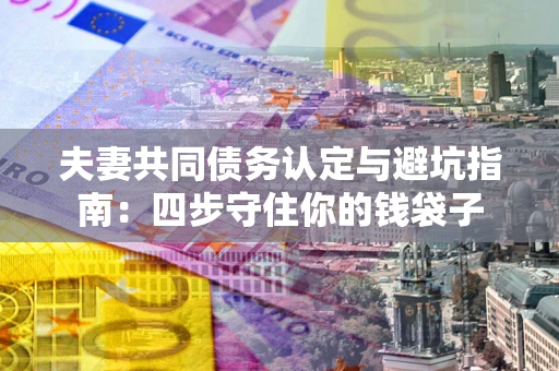 武汉夫妻共同债务认定与避坑指南：四步守住你的钱袋子