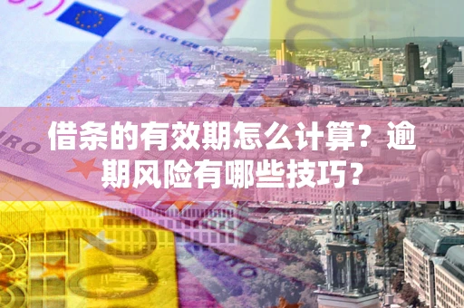 武汉借条的有效期怎么计算？逾期风险有哪些技巧？