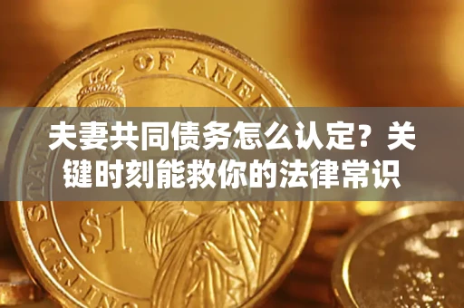 武汉夫妻共同债务怎么认定？关键时刻能救你的法律常识